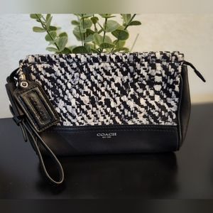 Coach Legacy Donegal Print Wristlet.
